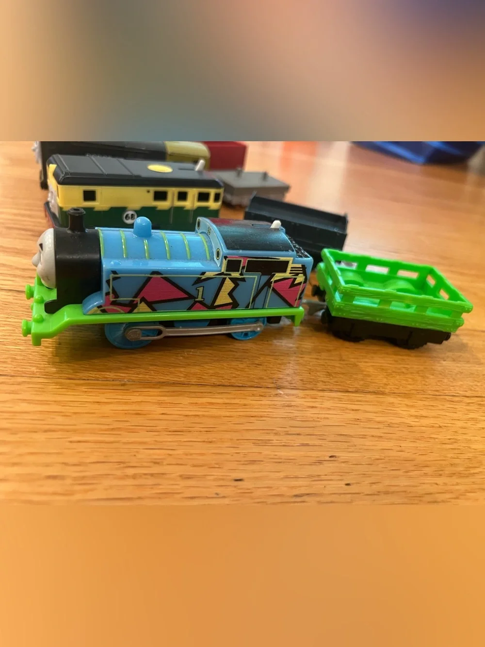 Thomas train Trackmaster Hyper Glow, Philip, Dodge, Steelworks Hurricane